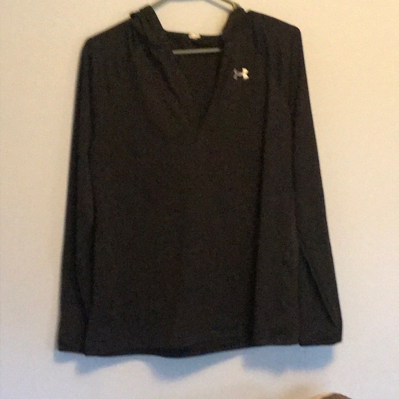 UA hooded v-neck pullover - Picture 1 of 4